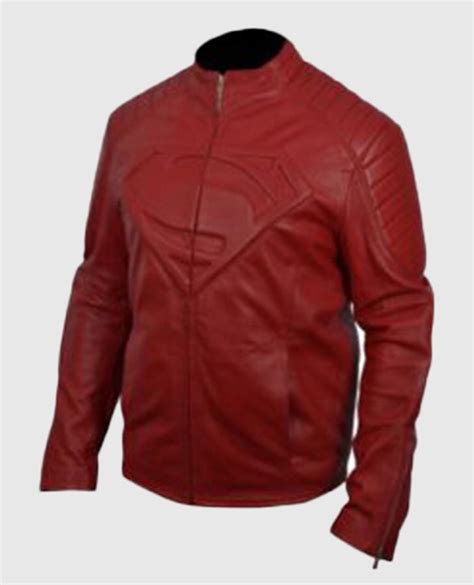 smallville red jacket replica|Smallville Red Genuine Leather Jacket.